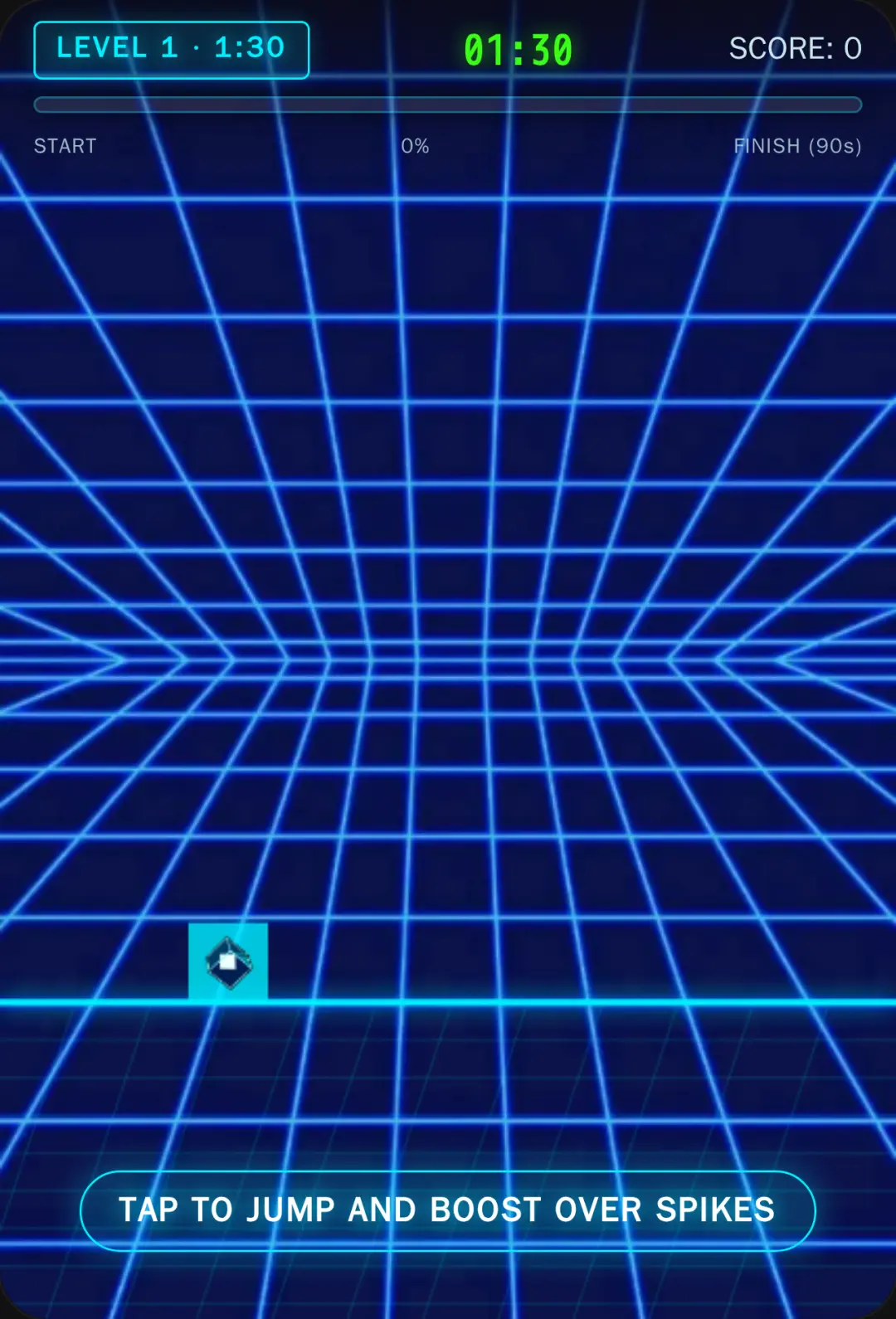 Neon Beat Jump - Rhythm Platformer cover