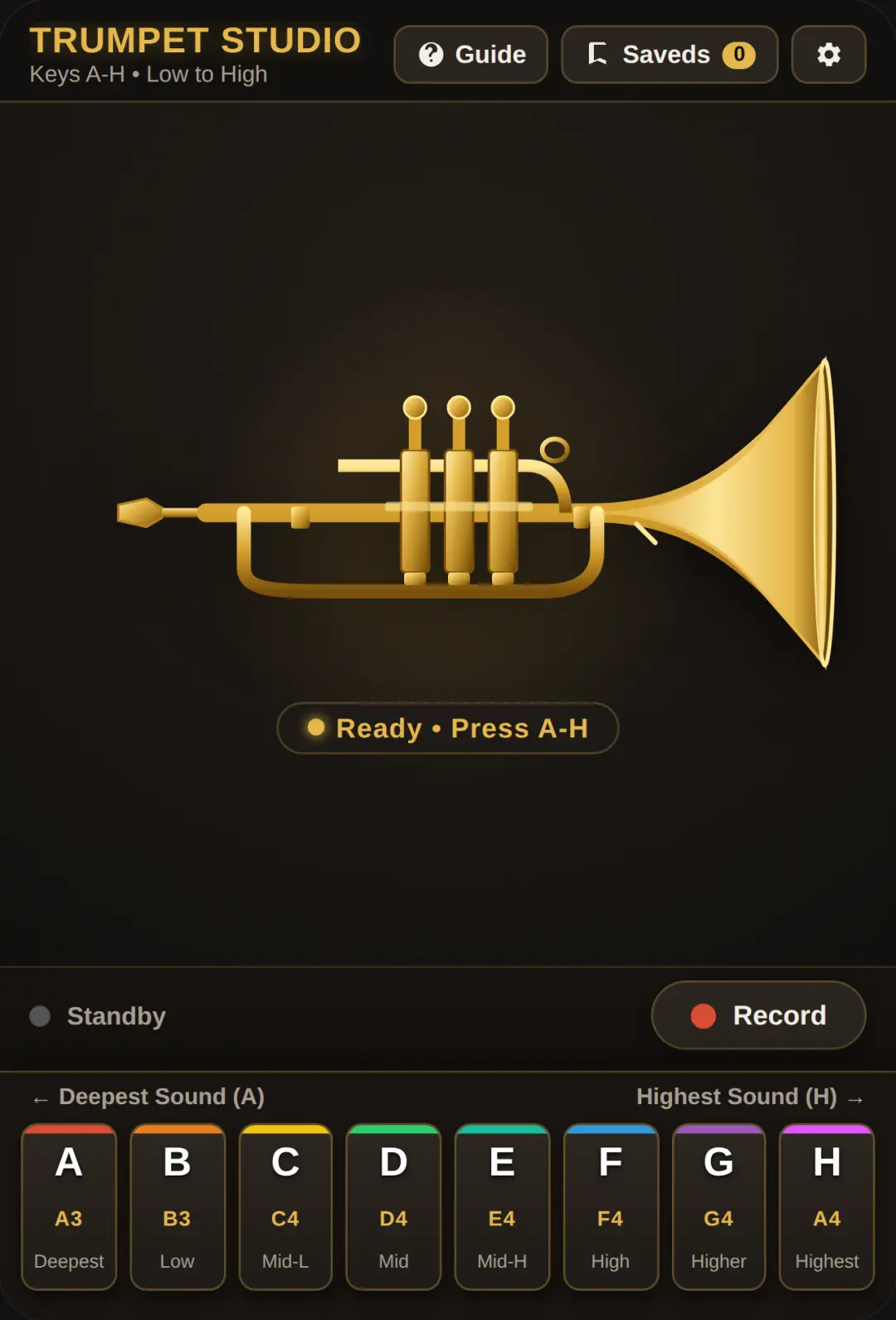Brass Trumpet Studio cover