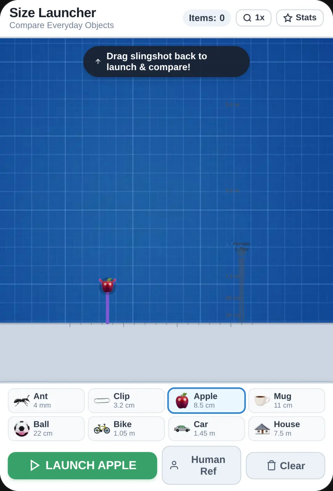 Size Comparison Launcher cover