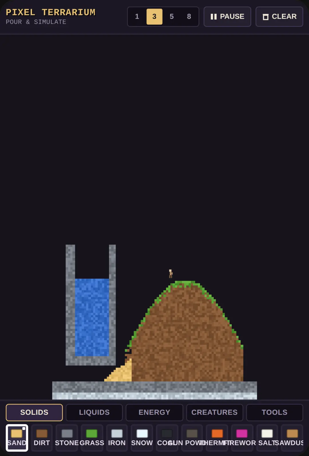 Pixel Terrarium cover