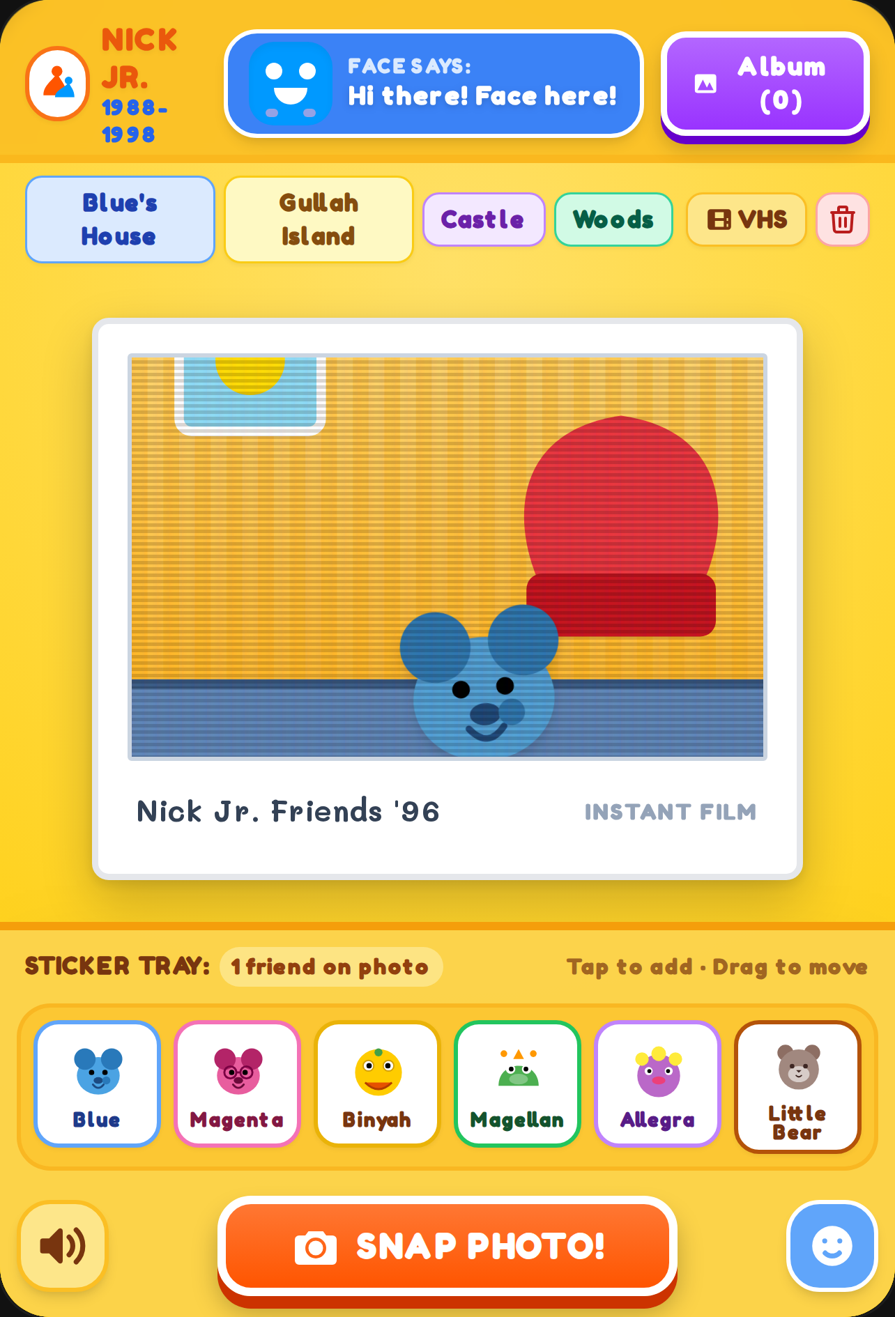 Nick Jr. Retro Photo Scrapbook (1988-1998) cover