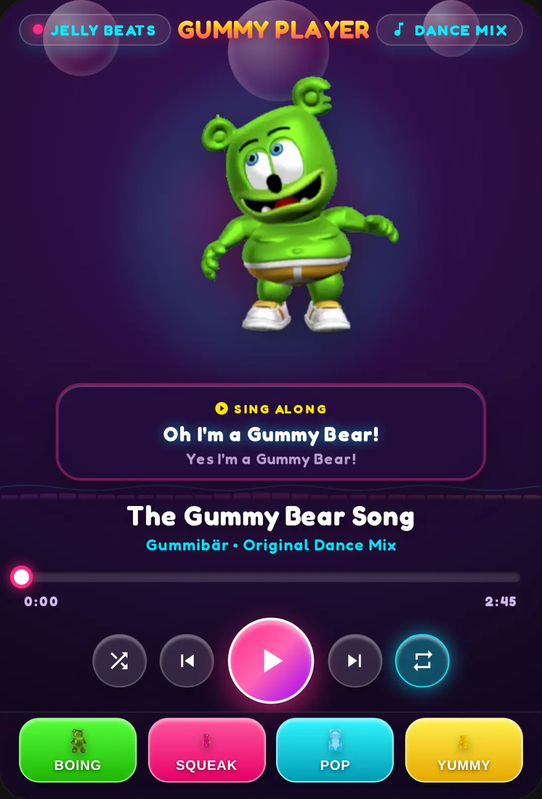 Gummy Bear Song Music Player cover
