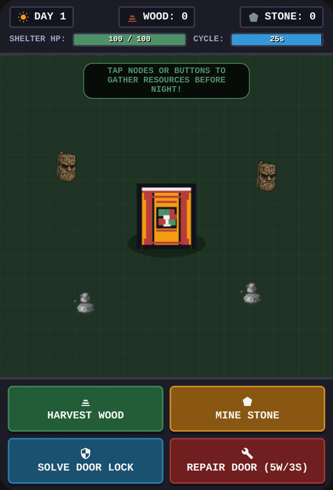 Pixel Nightfall Surviv BE AWARE cover
