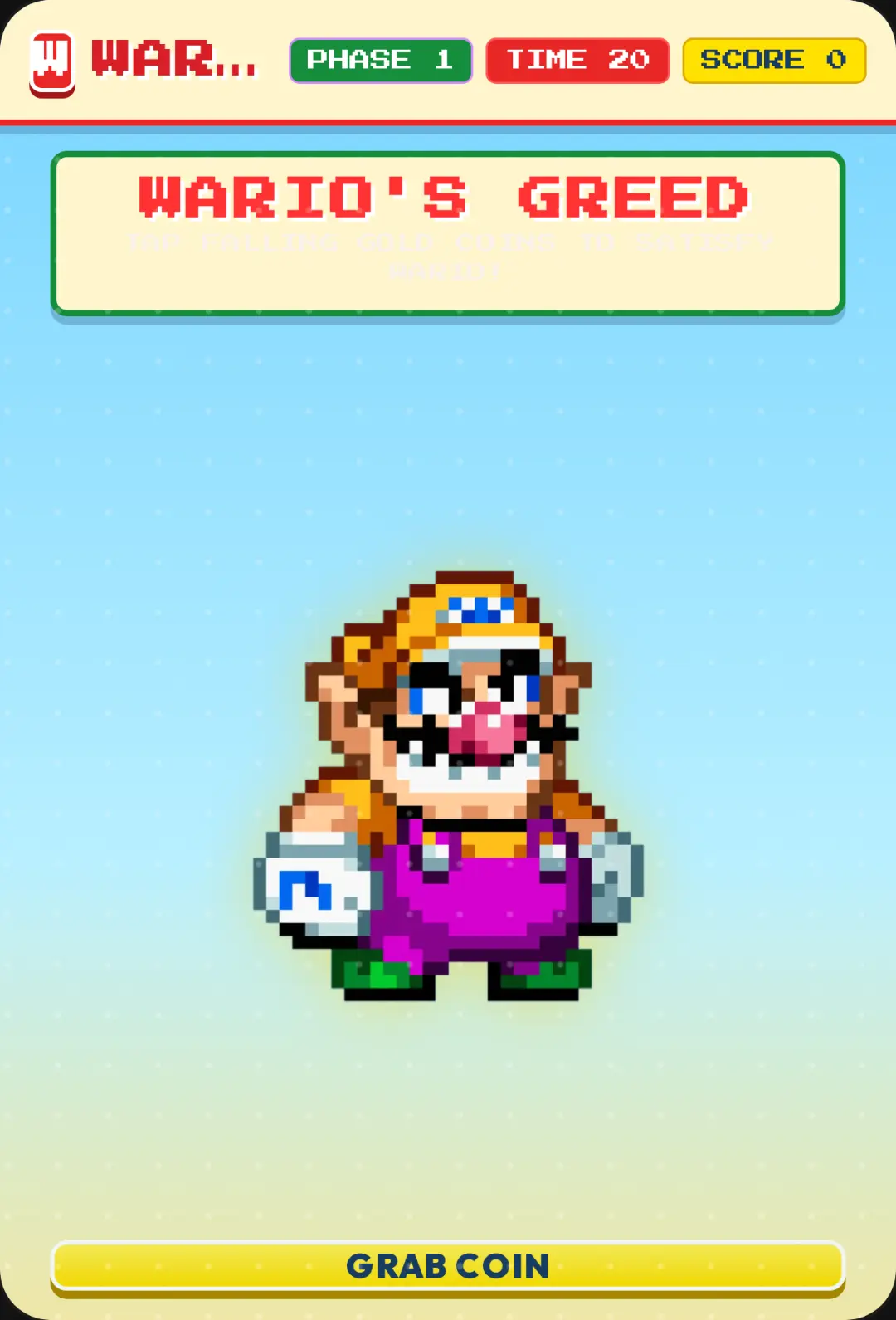 WARIO'S CURSED ARCADE cover