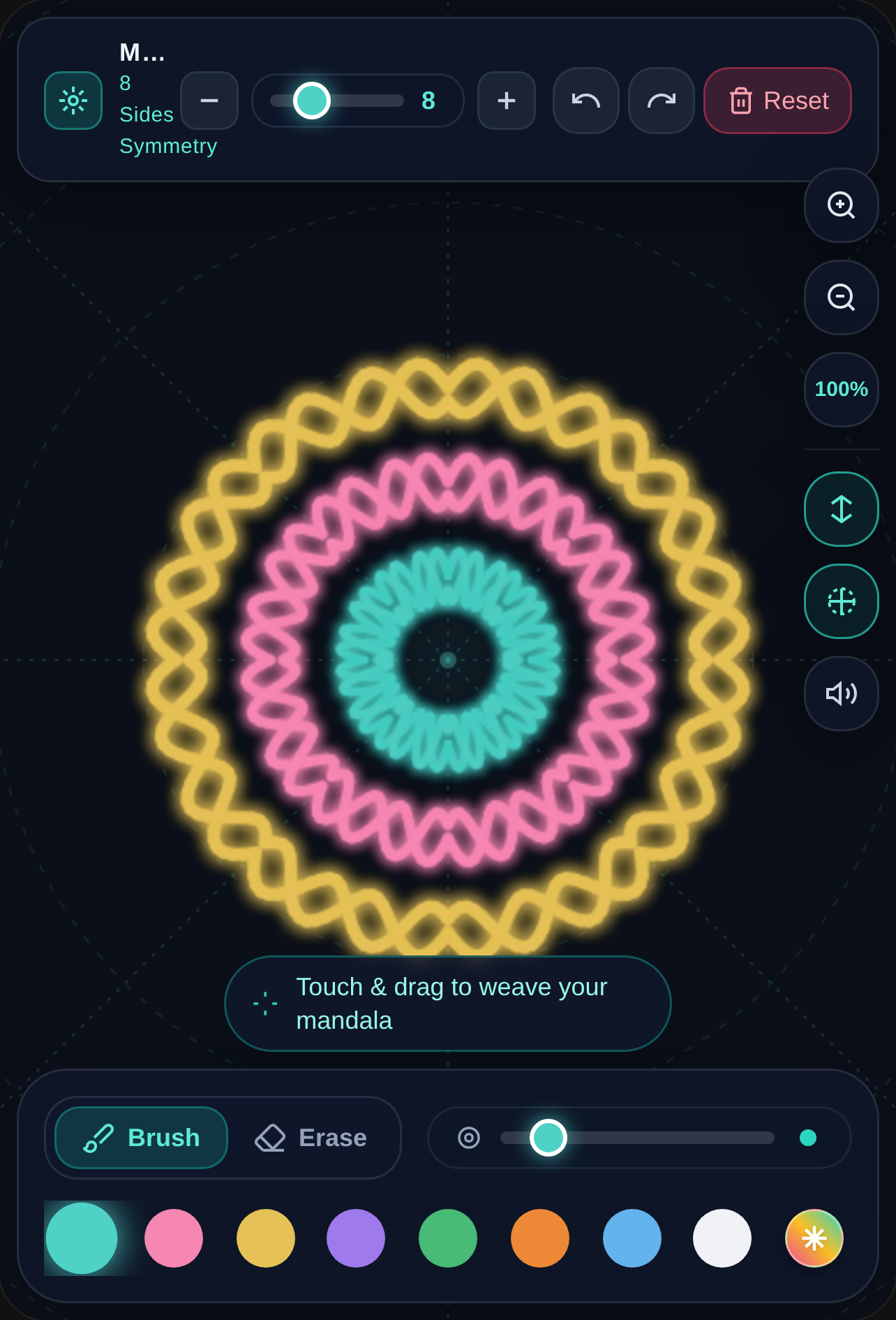 Mandala Flow - Symmetrical Drawing Studio cover
