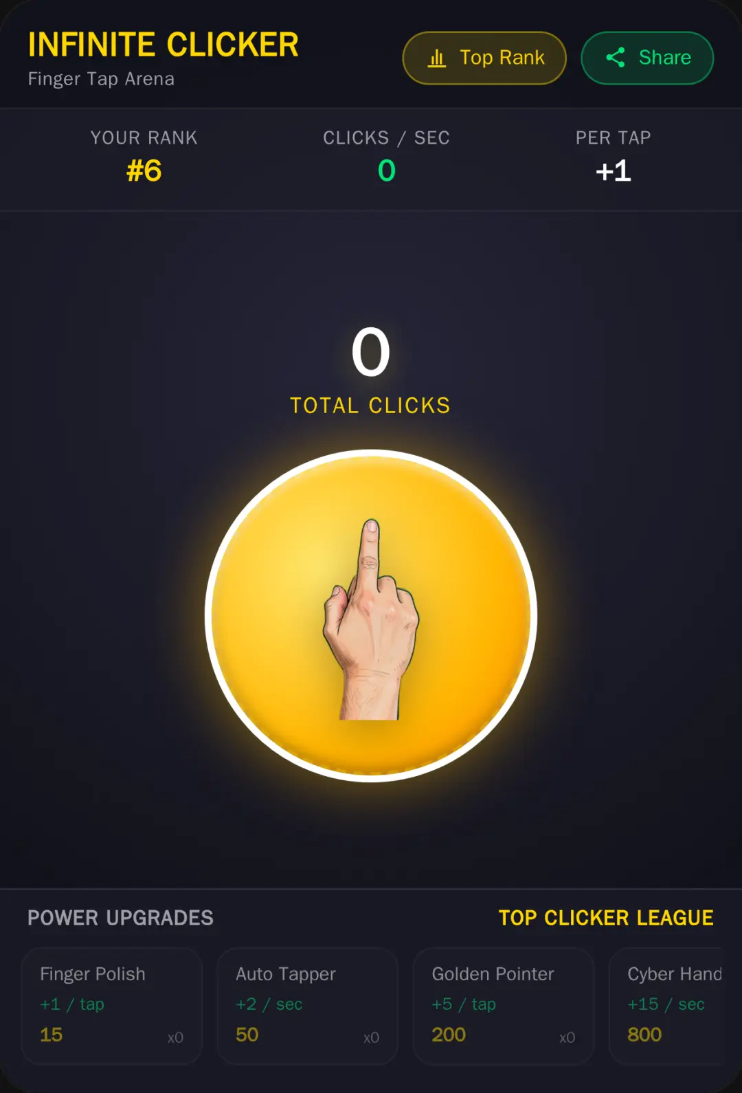 Infinite Finger Clicker cover