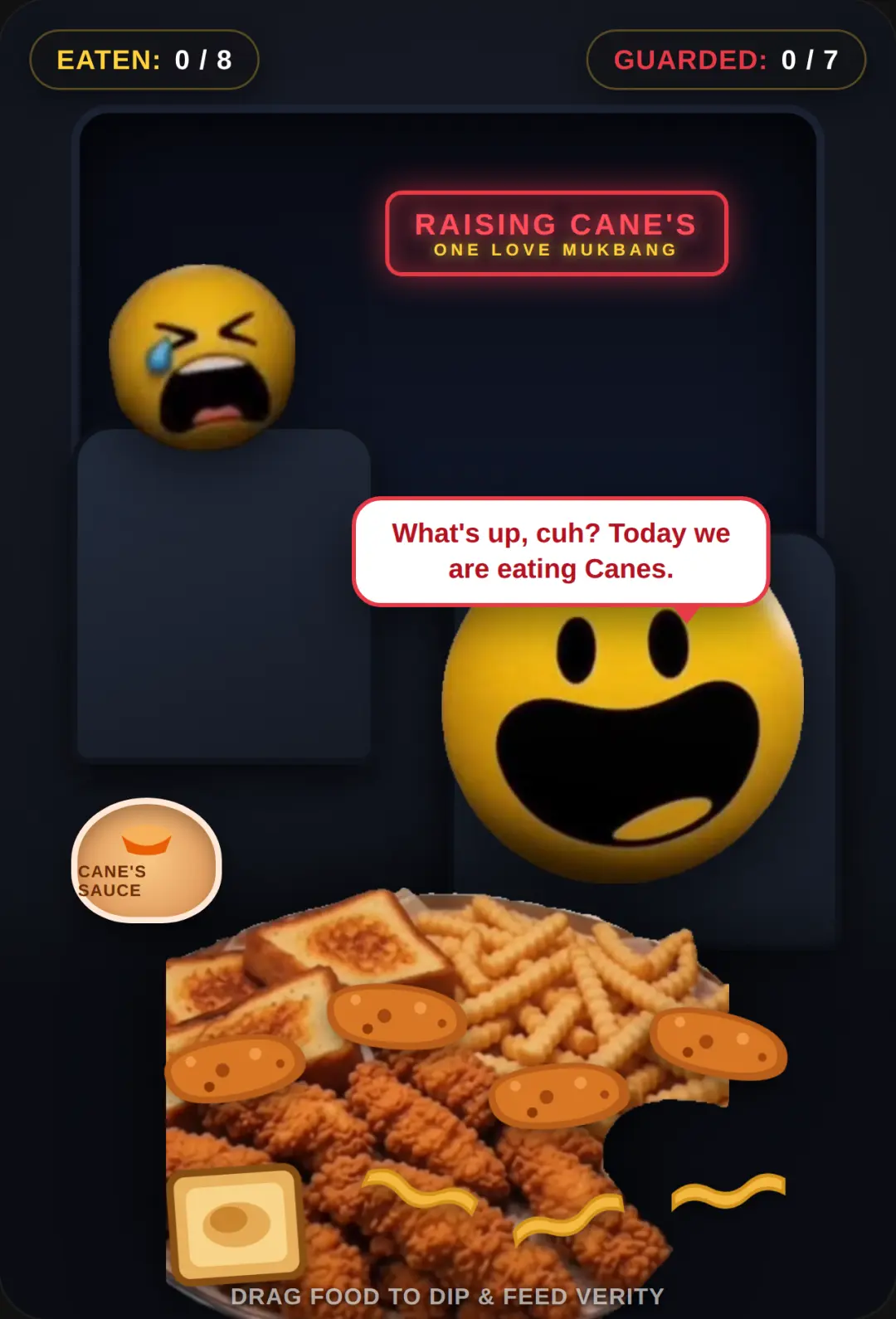 Cane's ASMR Mukbang cover