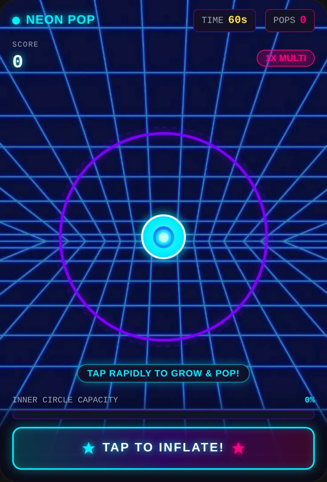 Neon Pop - Big & Small Circle Tap cover