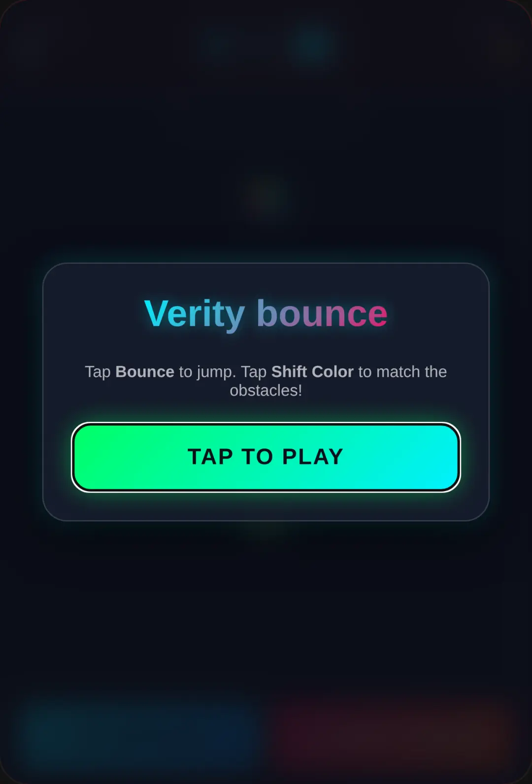 Verity bounce cover