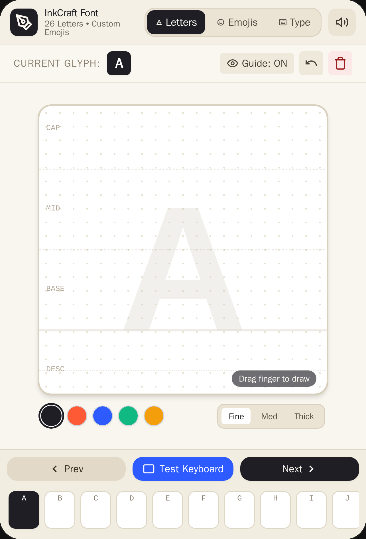 InkCraft - Hand-Drawn Font Maker cover