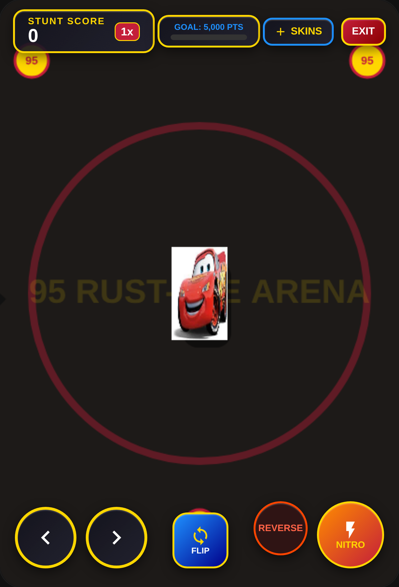 Lightning McQueen Stunt Arena my last game cover