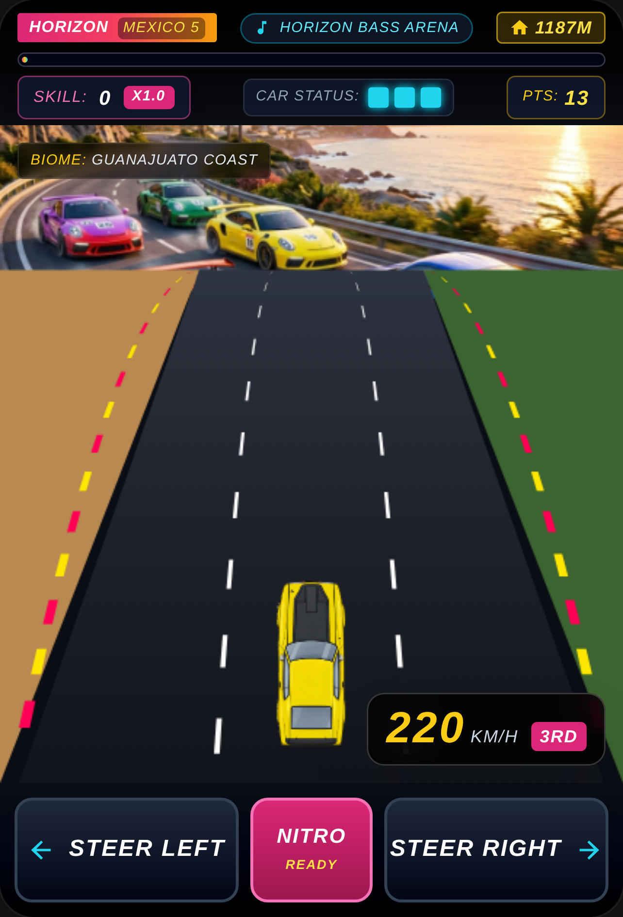 Forza Horizon 5 - Mexico Supercar Sprint dodge cars and make it to the horizon festival cover