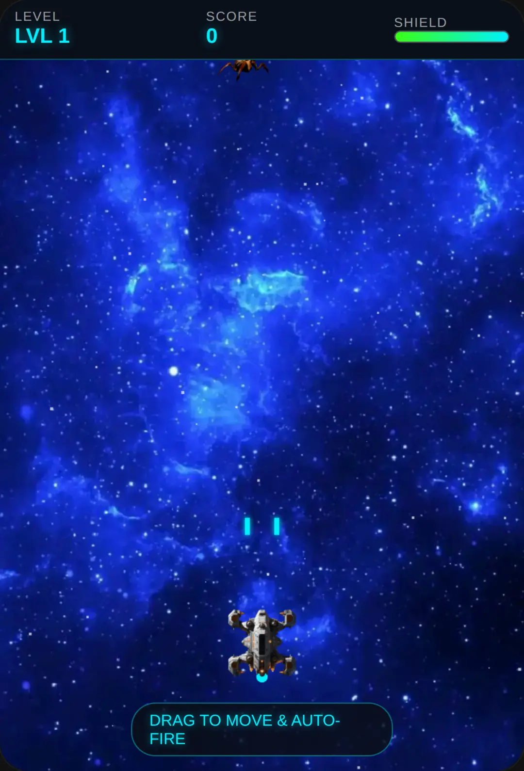 Alien Starfighter - Neon Sci-Fi 2D Shooter cover