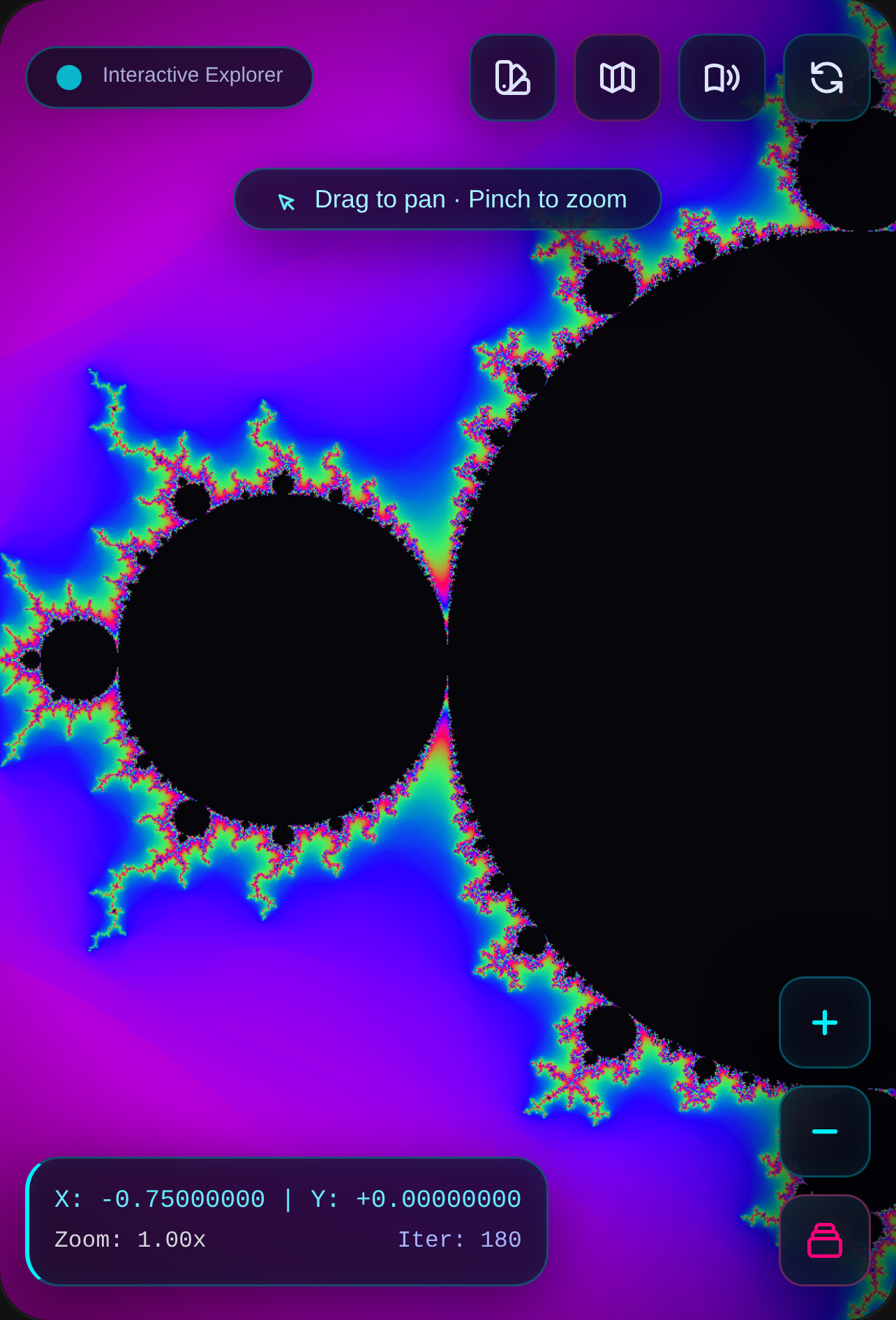 Mandelbrot Set · Interactive Explorer cover