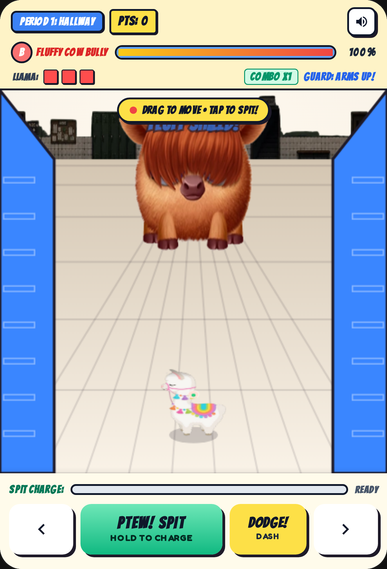 Llama Spit Showdown vs Fluffy Cow Bully cover