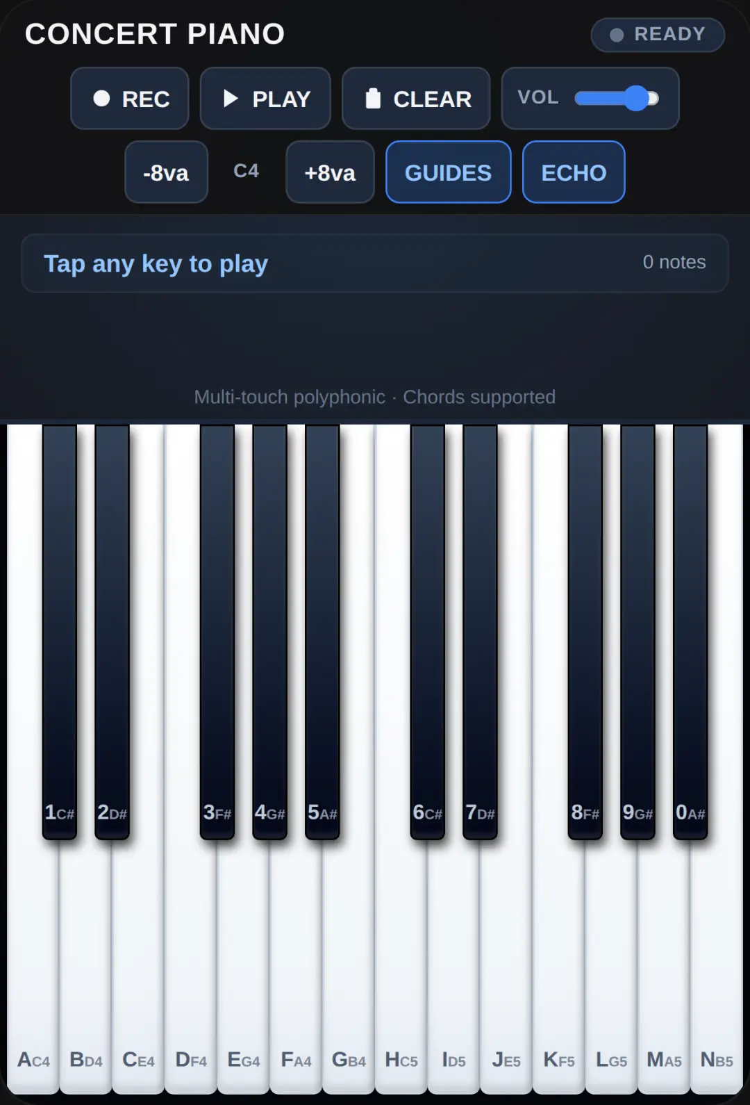 Concert Piano cover