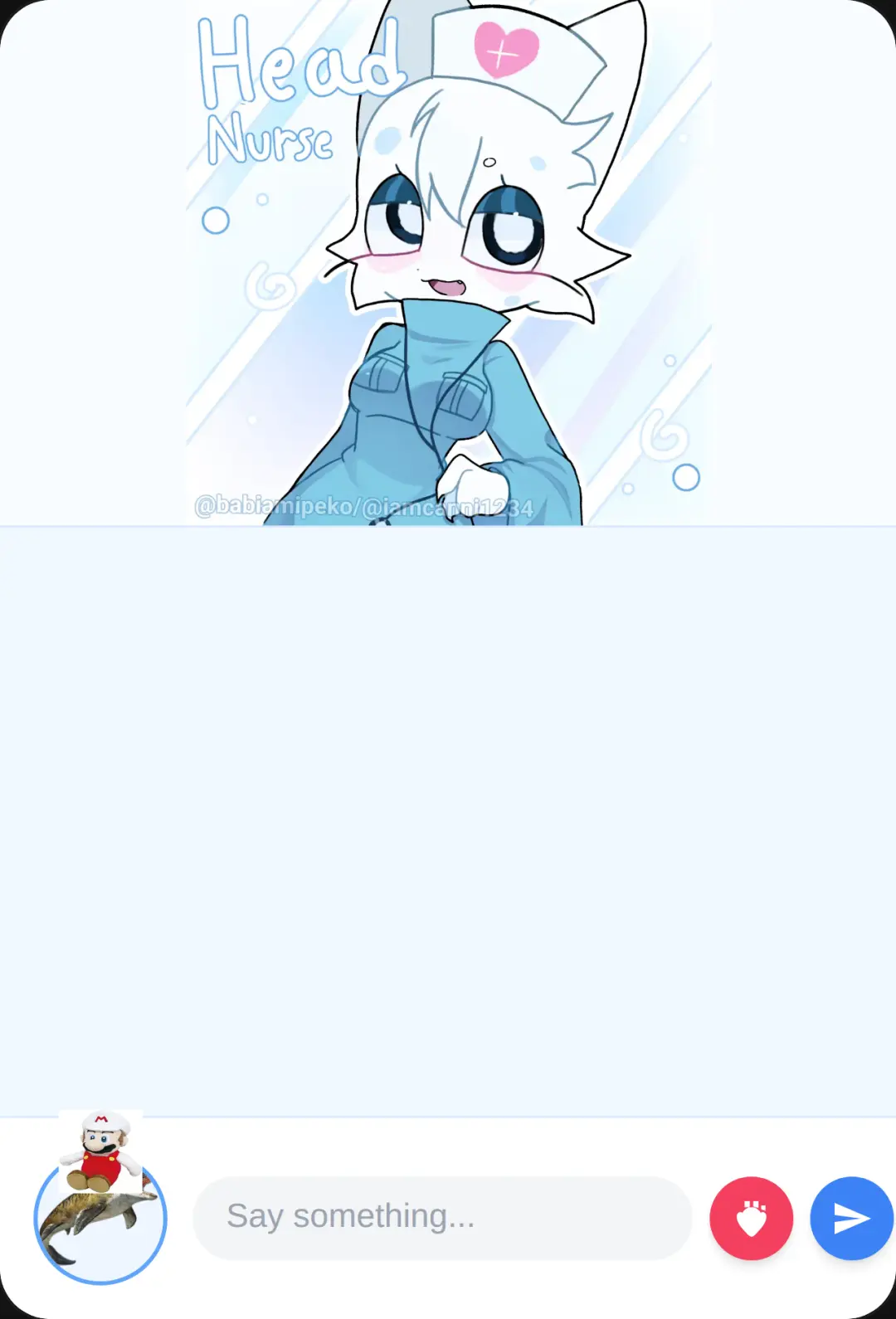 Nurse & Mosasaurus Chat cover