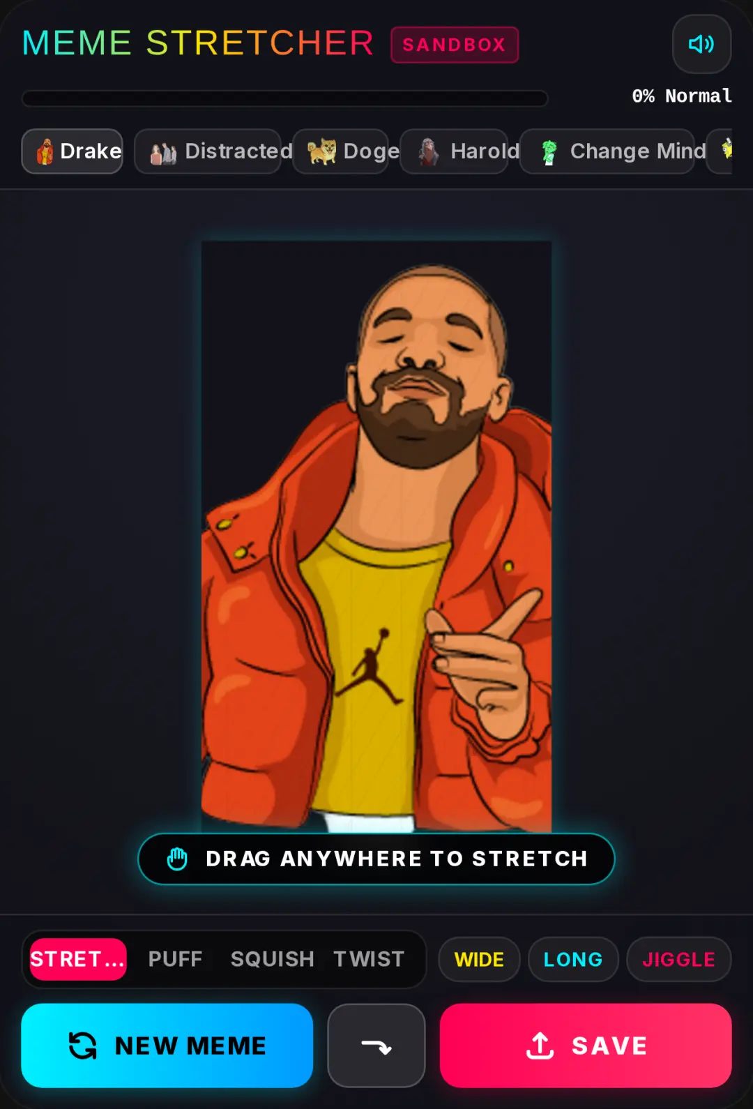 Meme Stretcher cover