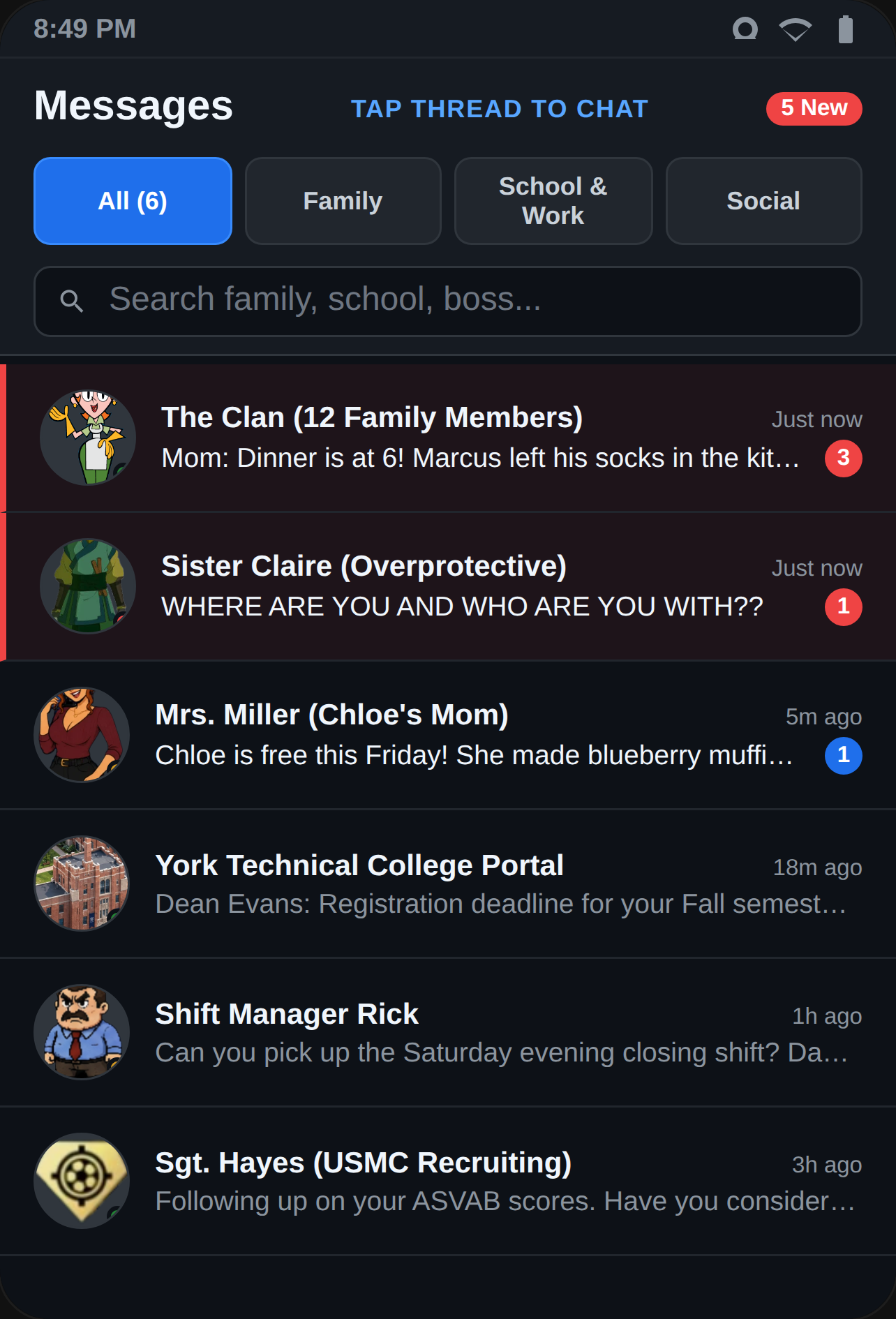 Family Group Chat Hub cover