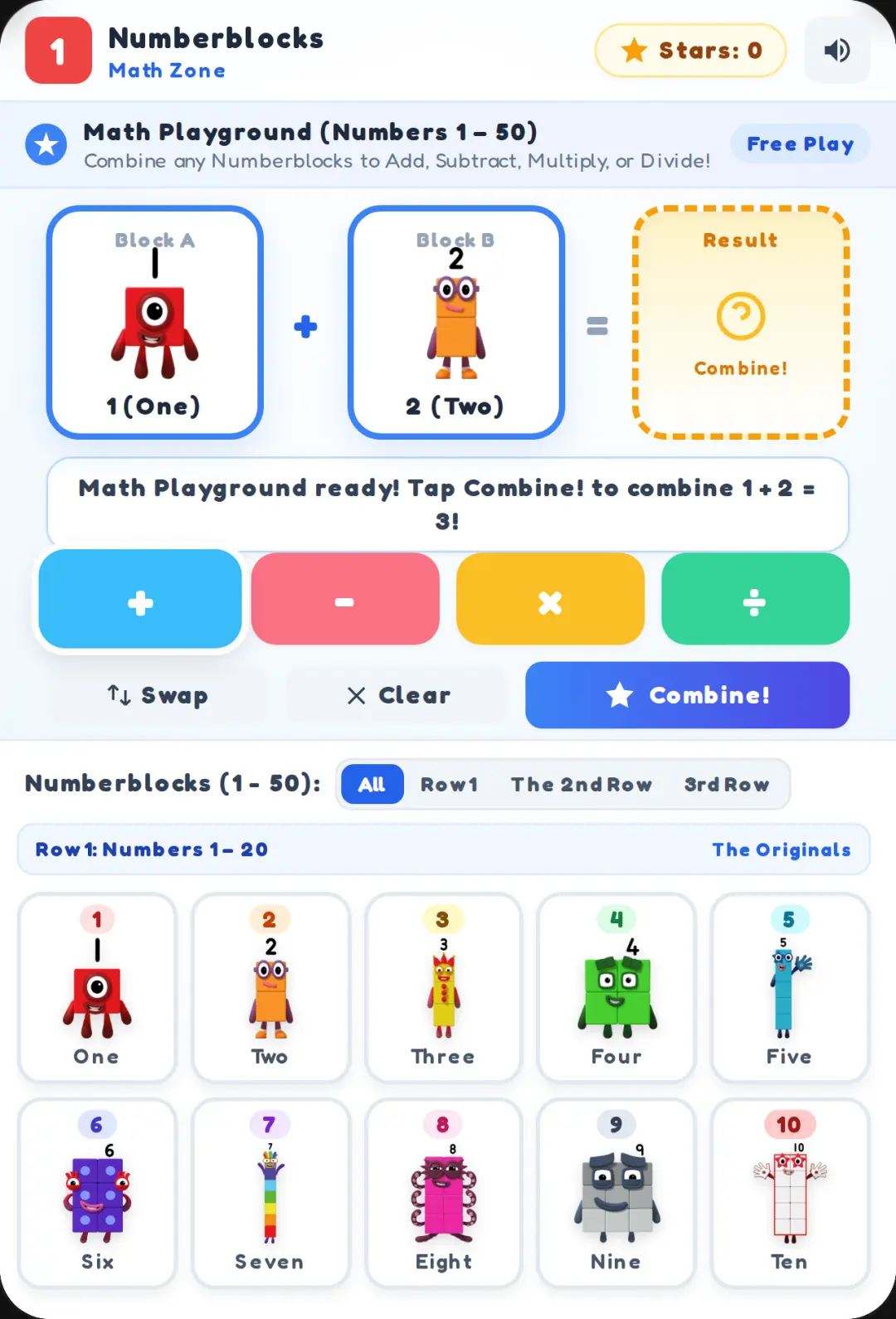 Numberblocks Math Zone cover