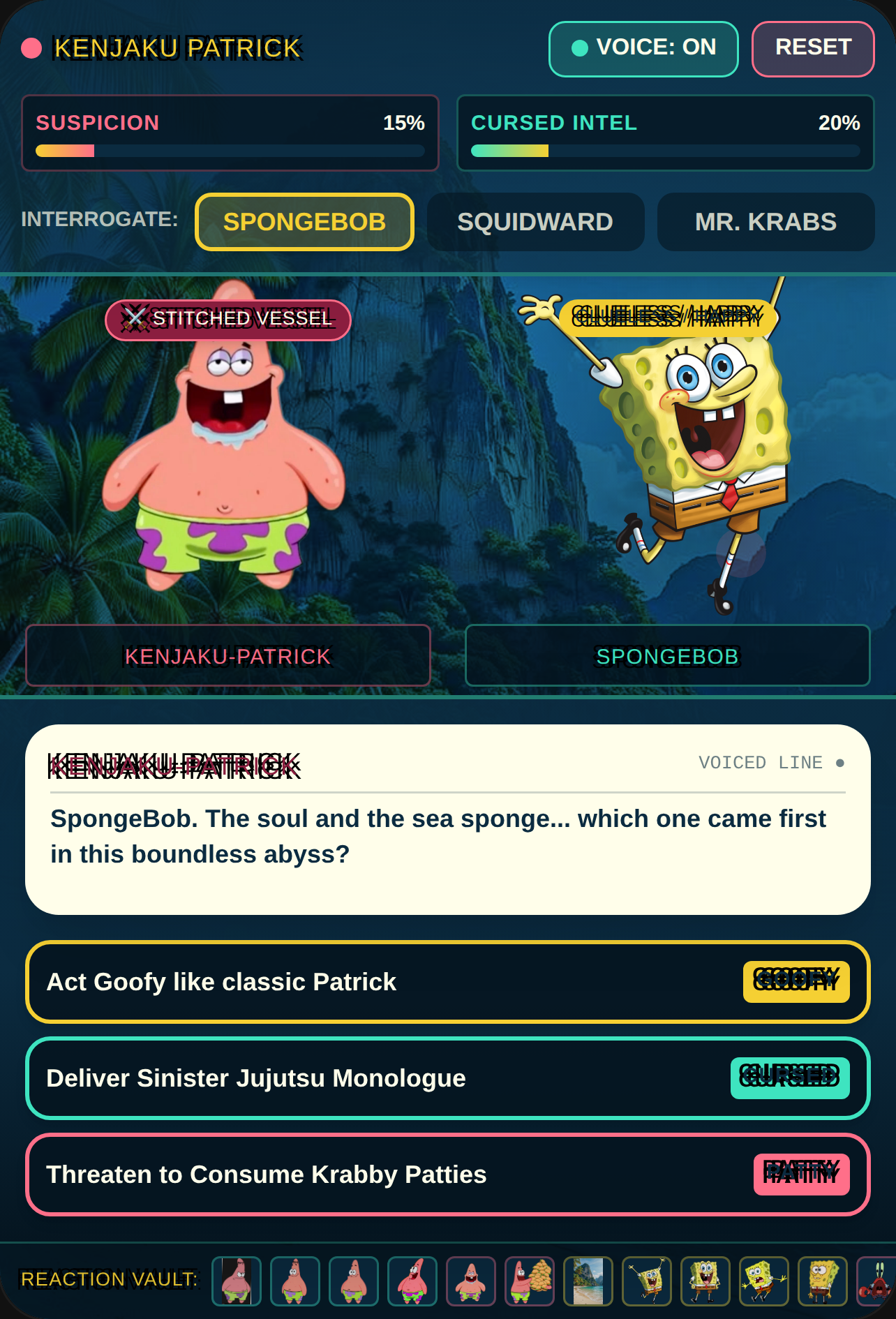 Kenjaku Patrick: Curse of Bikini Bottom cover
