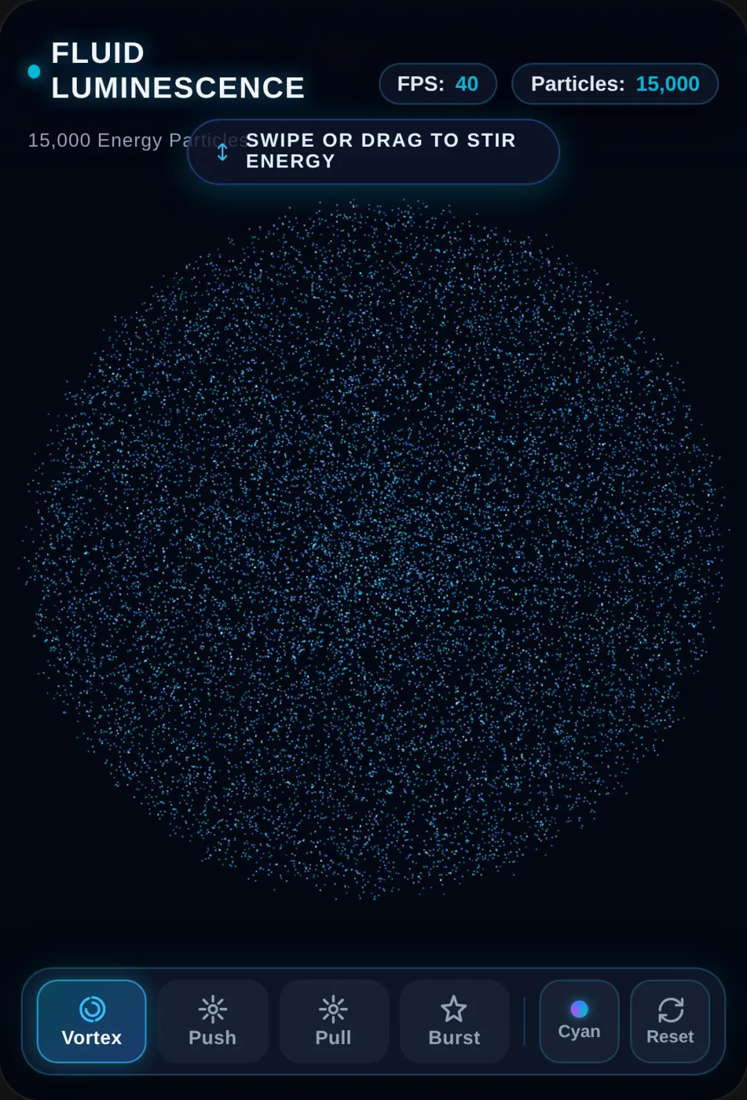 15,000 Energy Particles - Fluid Liquid Sandbox cover