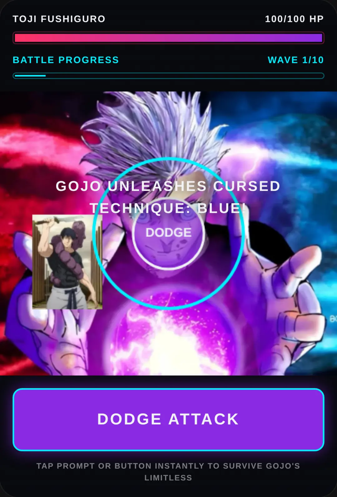 Toji vs Gojo: The Limitless Confrontation cover