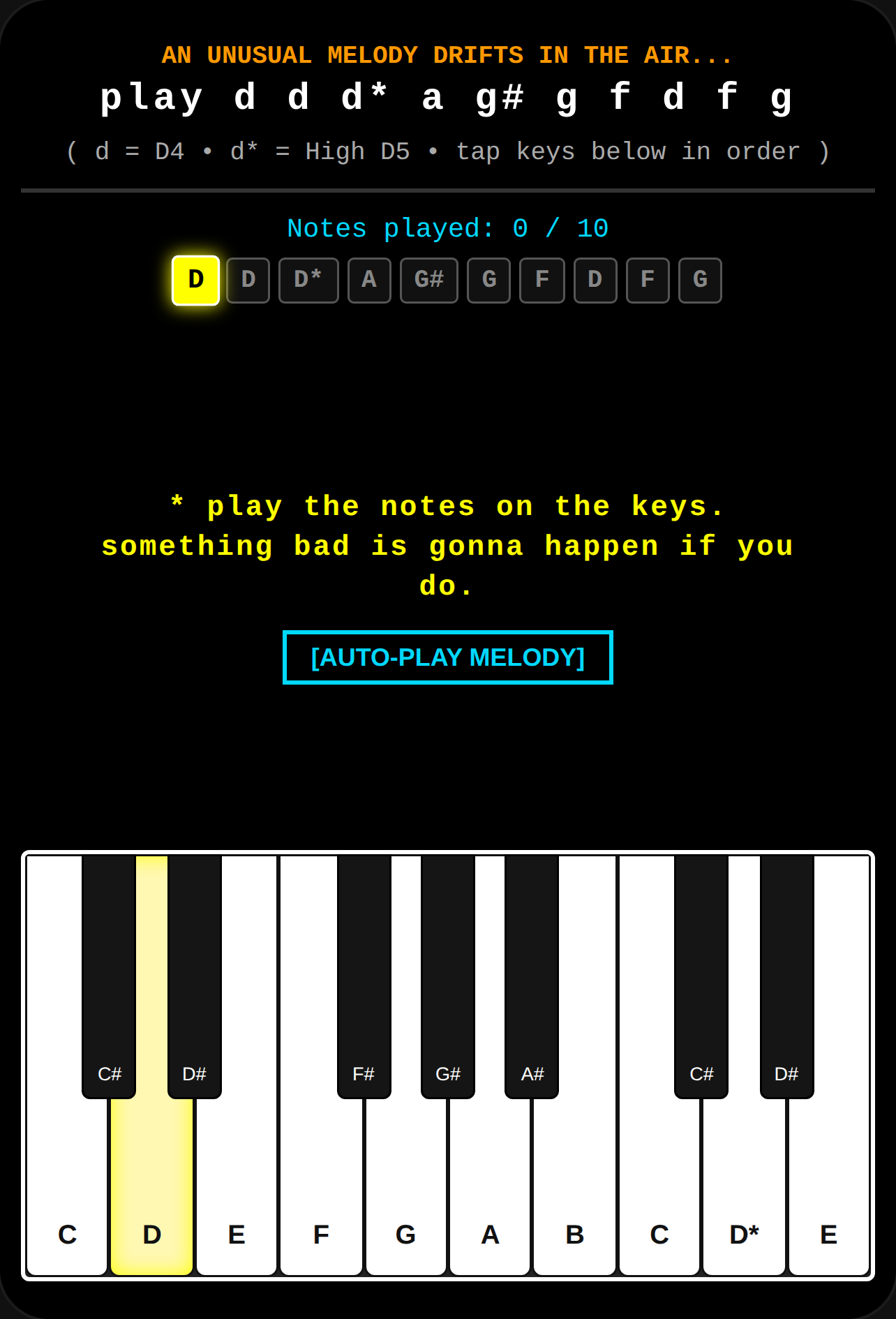 Piano cover