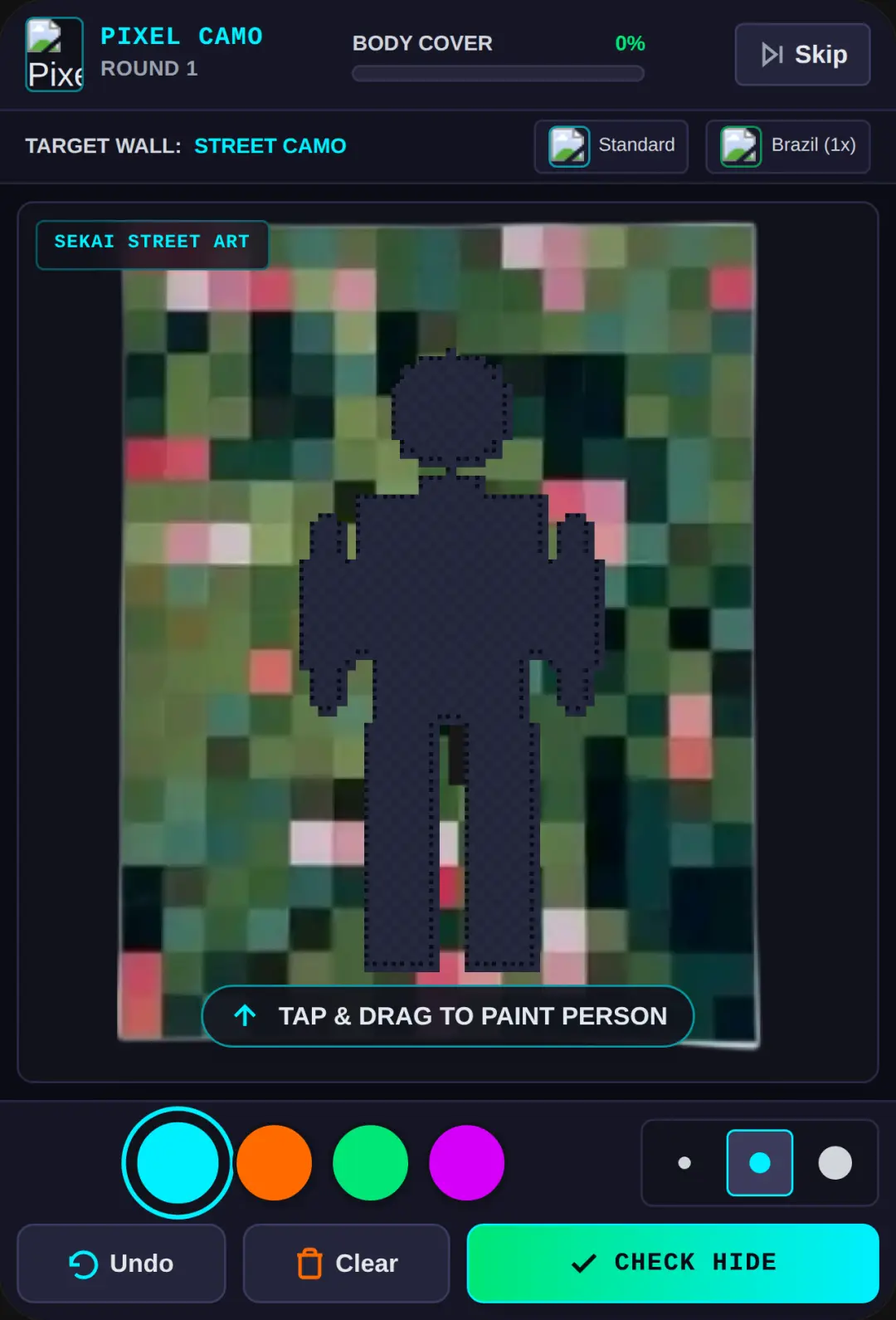 Pixel Camo - Street Art Blend cover