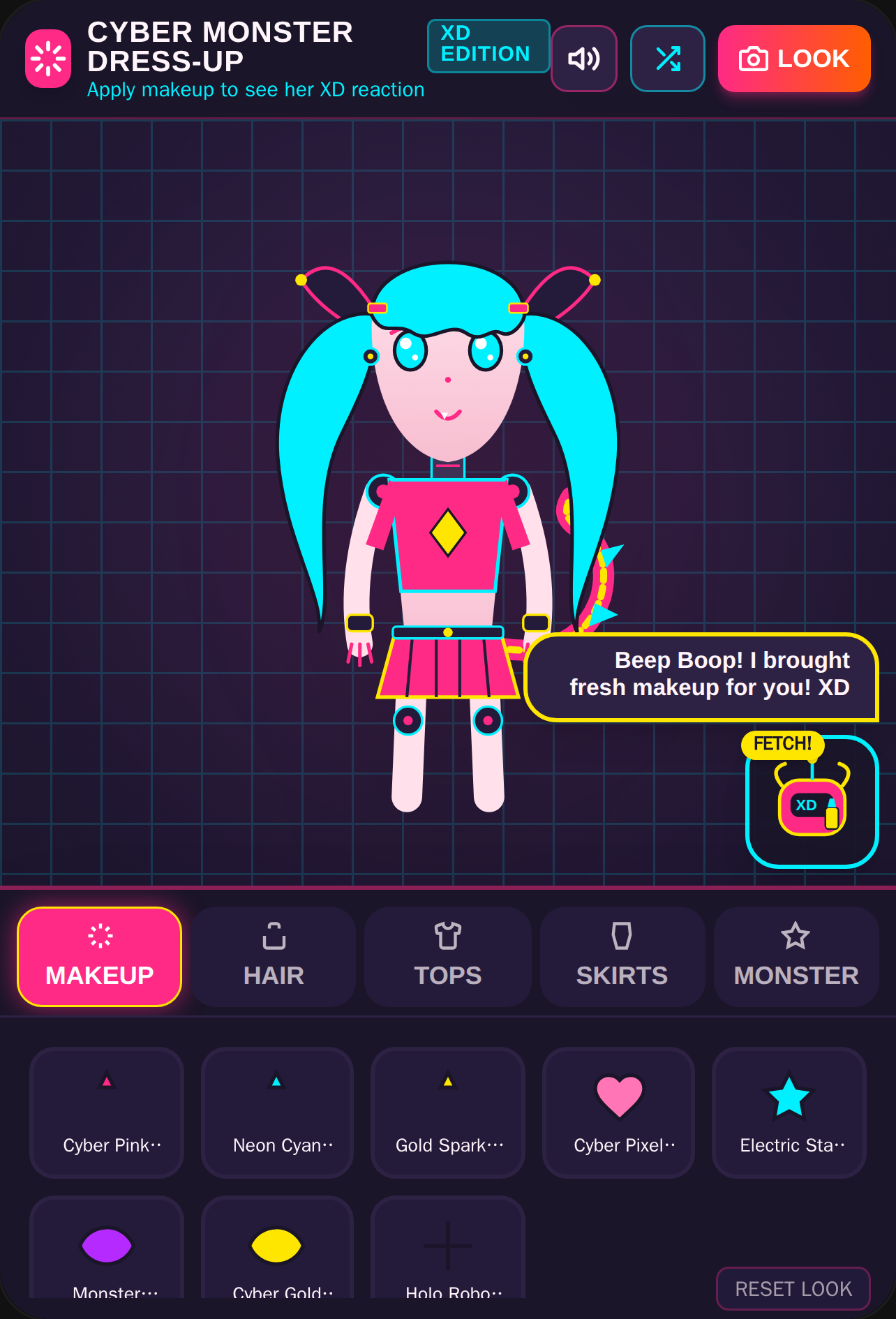 Cyber Monster Girl - Robot Dress Up & Makeup cover