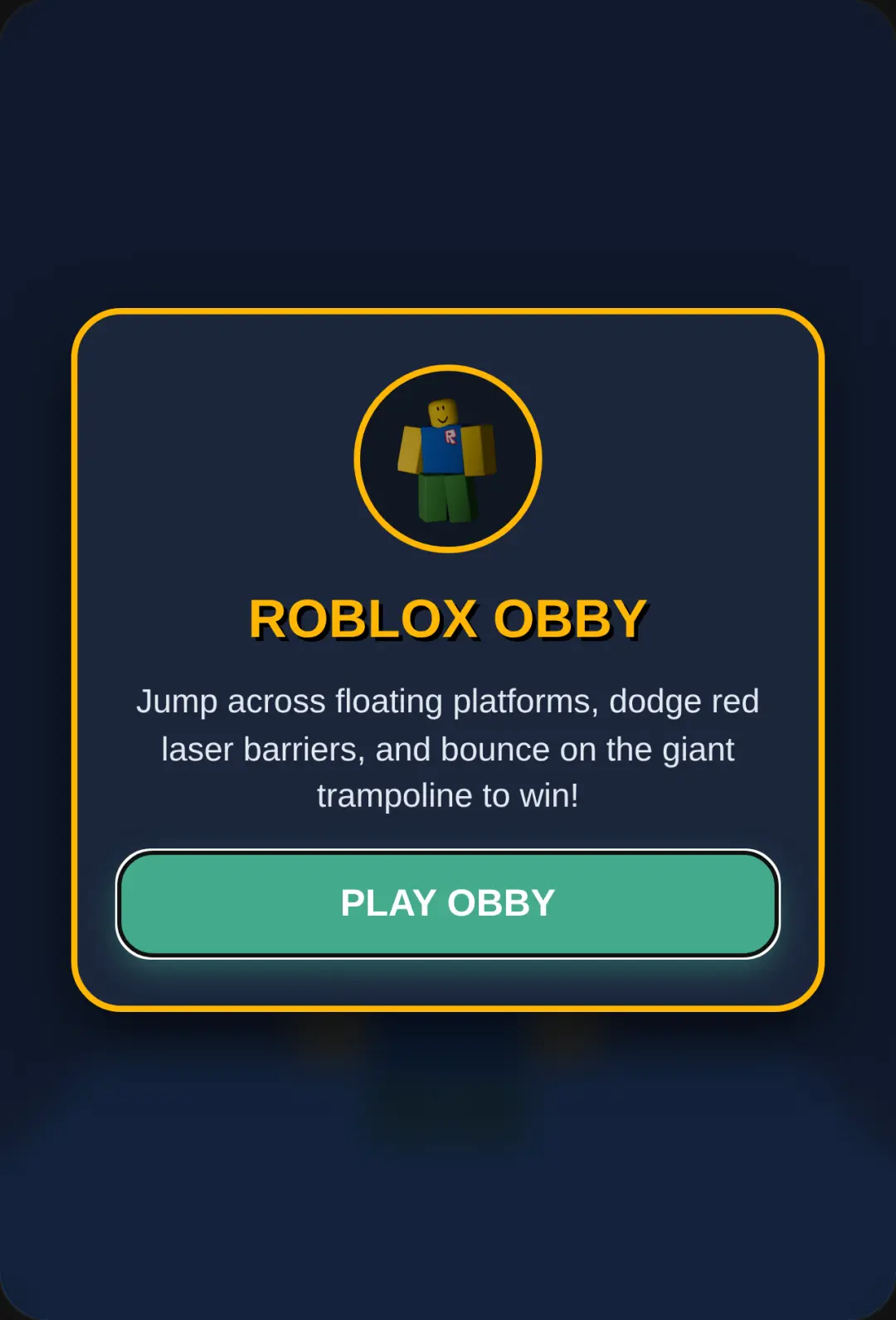 Roblox Obby Adventure SUPUWER HAWD UWU cover
