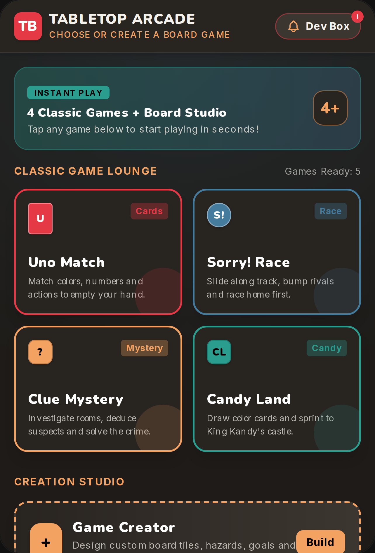 board games cover