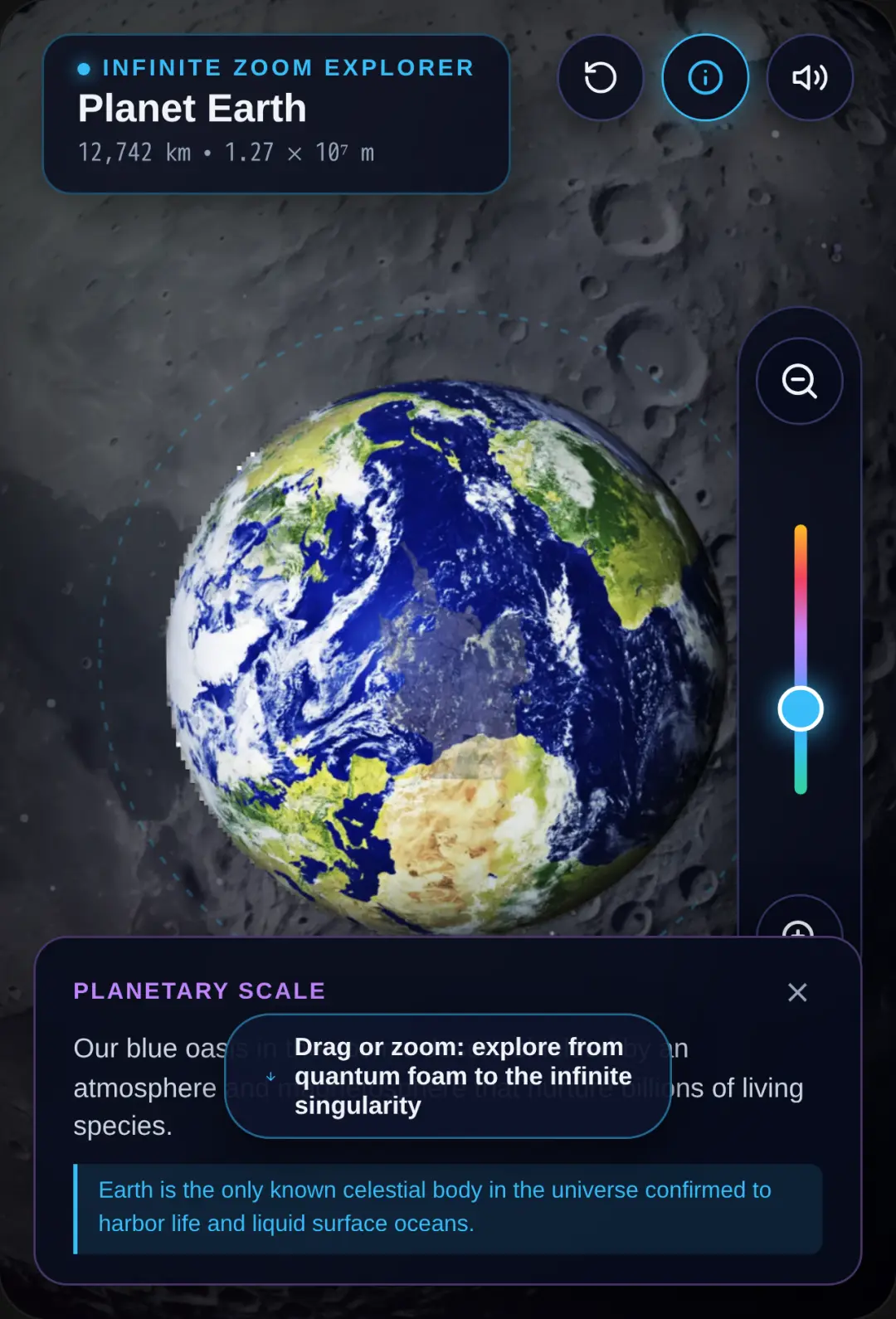 Cosmic Journey - Free Exploration from the Infinitely Small to the Infinitely Large cover