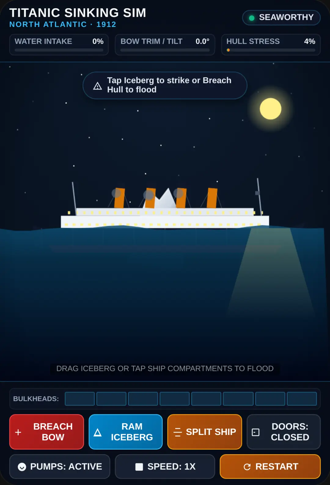 Titanic Sinking Physics Sandbox cover
