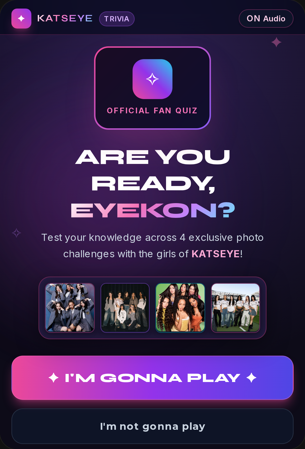 KATSEYE Fandom Trivia Quiz cover