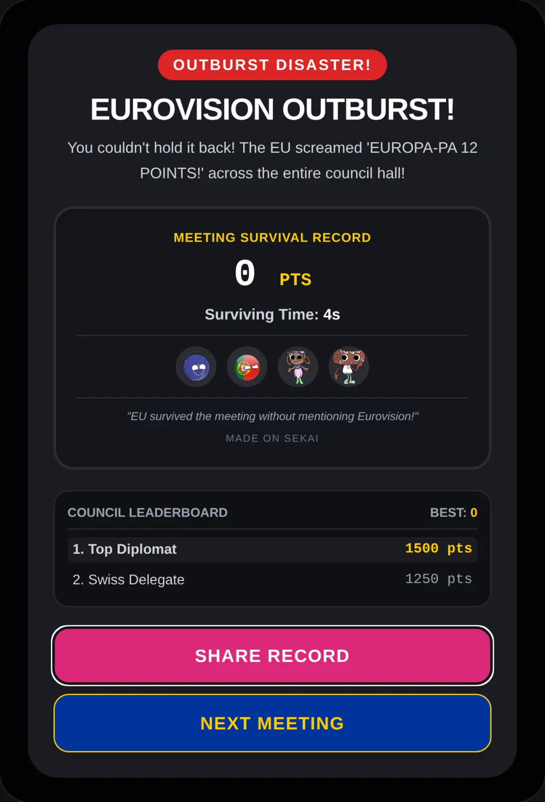Resist the Eurovision Urge! cover