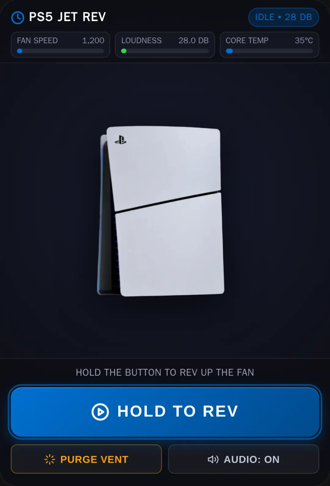 PS5 Jet Engine Rev Simulator cover