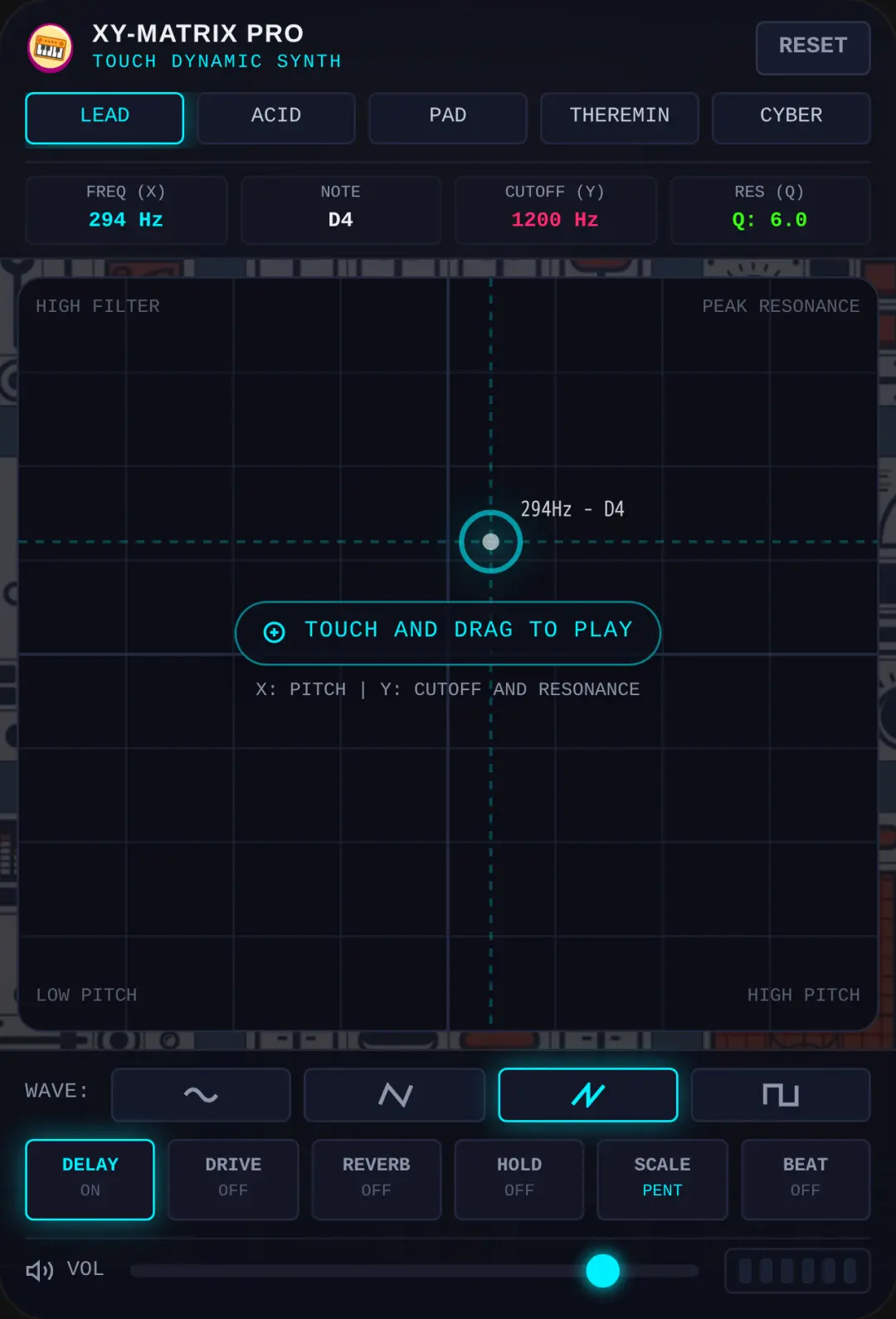 XY Synthesizer Pro cover