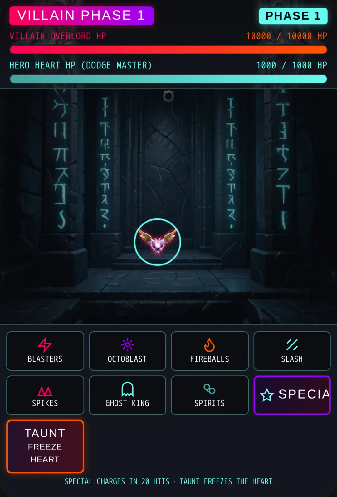 Villain Overlord: Hero Heart Showdown cover