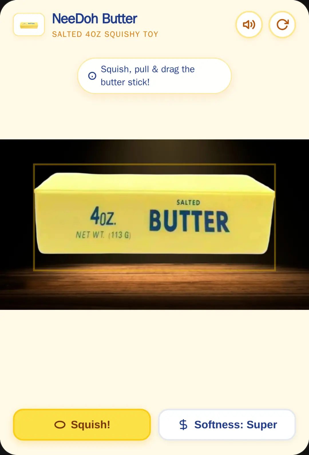 Butter Squishy Toy cover