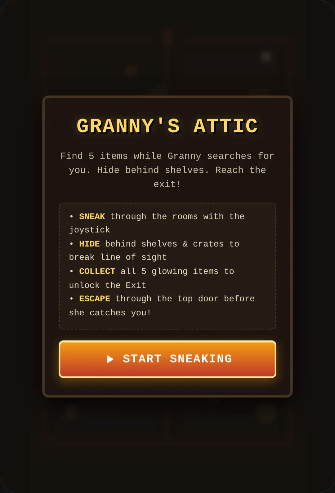 Granny's Attic — Stealth Escape cover