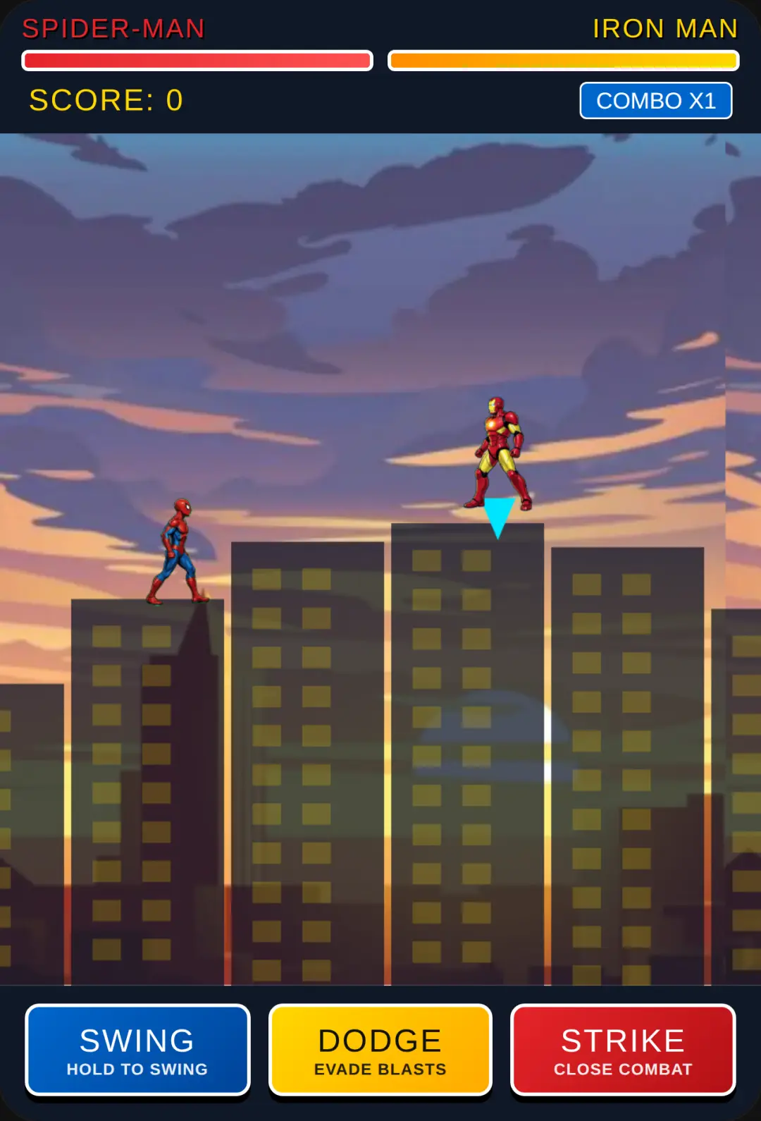 Spider-Man vs Iron Man: City Duel cover