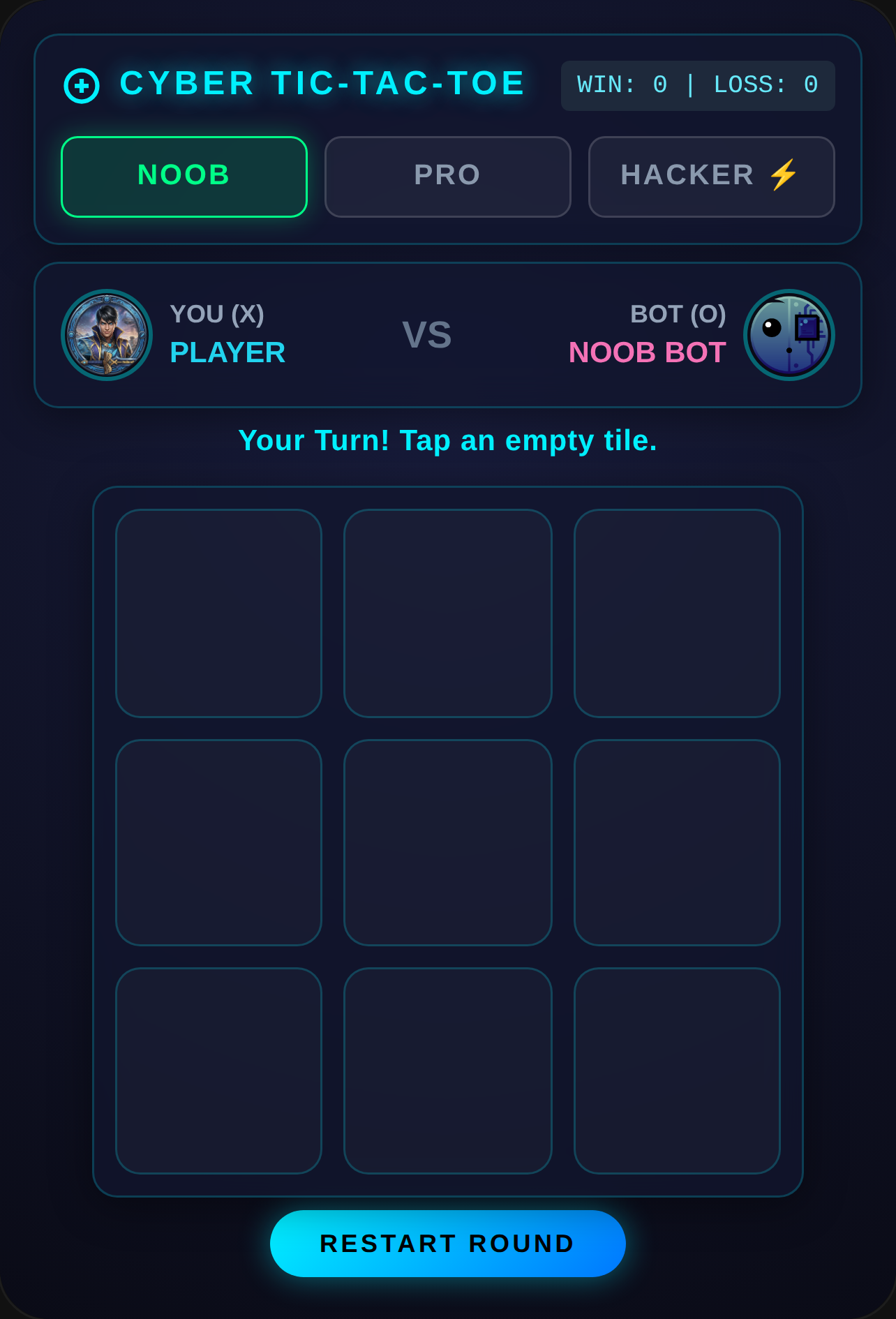 Cyber Tic-Tac-Toe: AI Battle cover