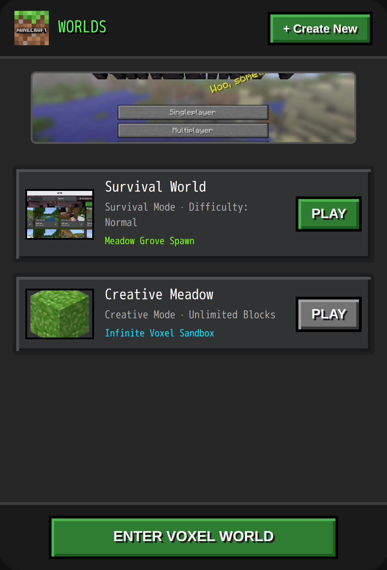 Minecraft Voxel Craft cover