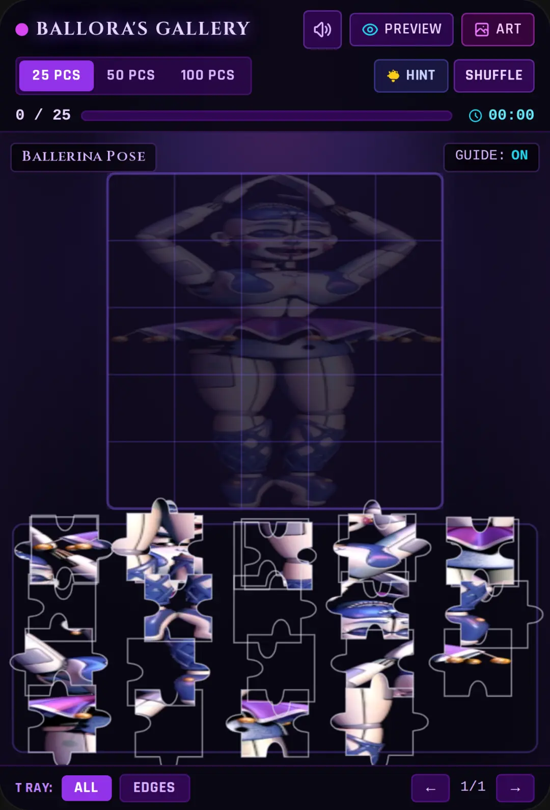 Ballora's Gallery — Jigsaw Puzzle cover
