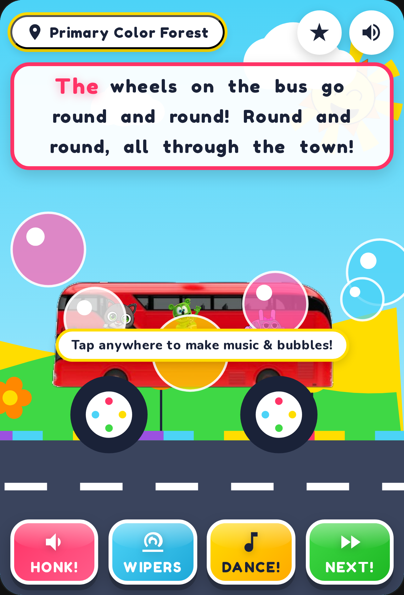 Rainbow Rhymes - Interactive Bus Journey cover