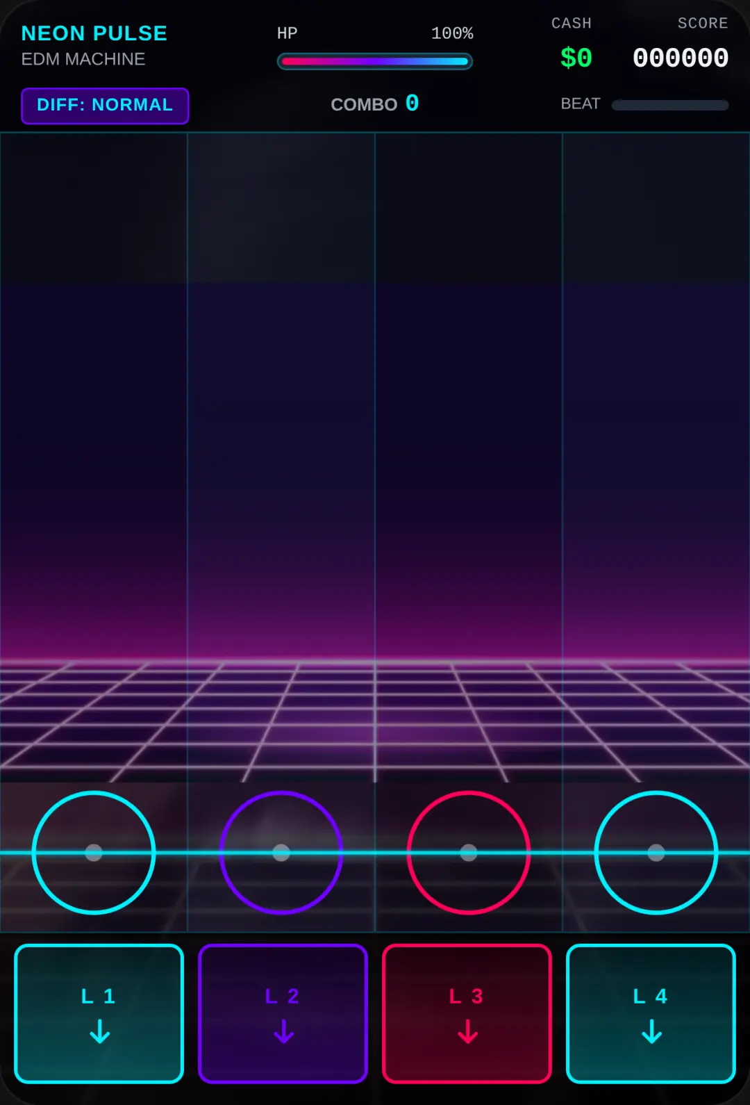 Cyber Beat Rhythm Tapper cover
