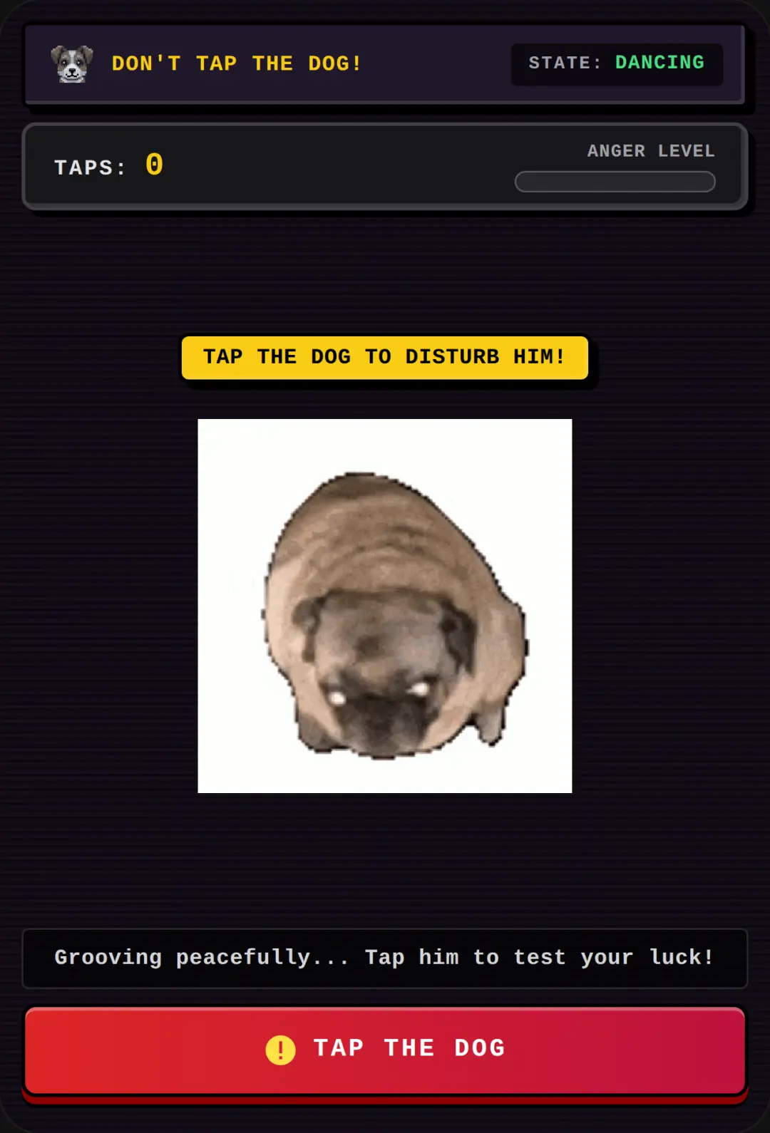 Don't Tap The Dog! cover