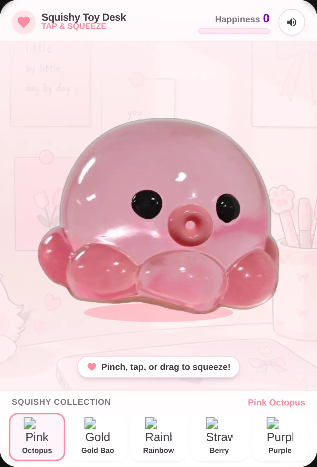 Squishy Toy Desk cover