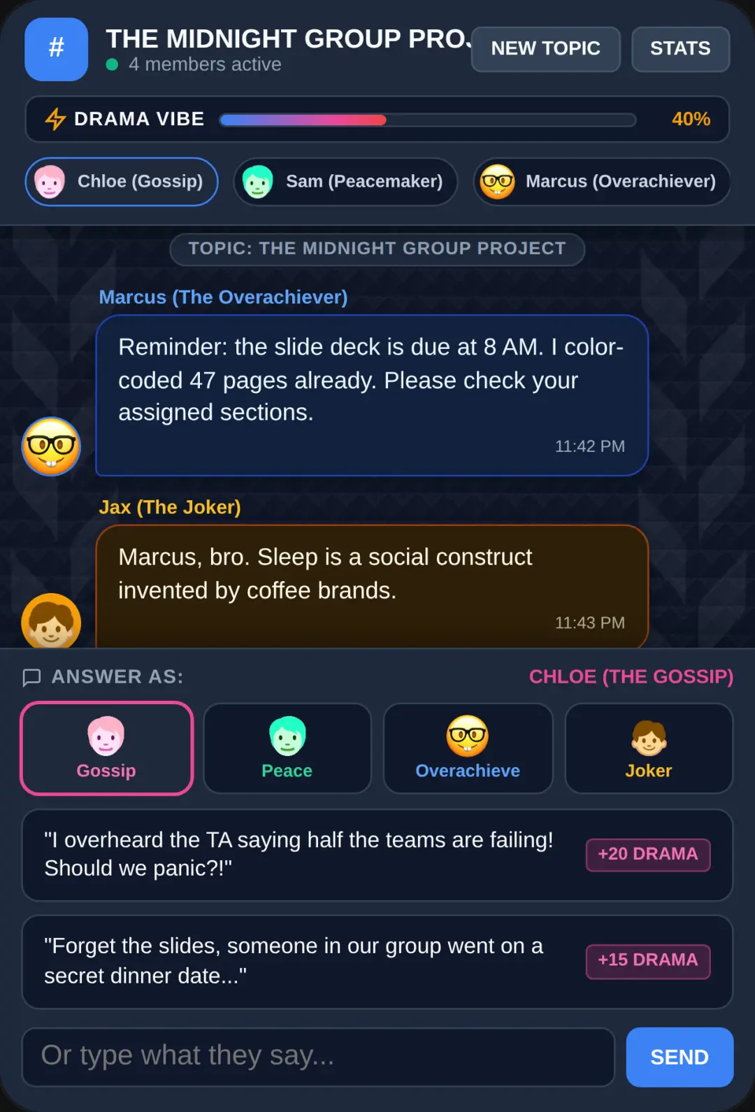 Chaos Chat Simulator cover